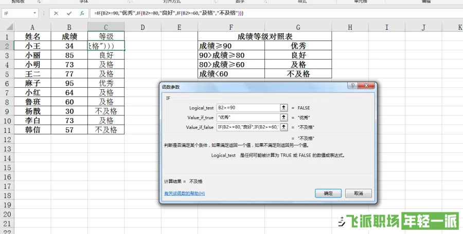 excel表格if函数公式的运用（excel表格if函数从新手到精通的图文教学）  第3张