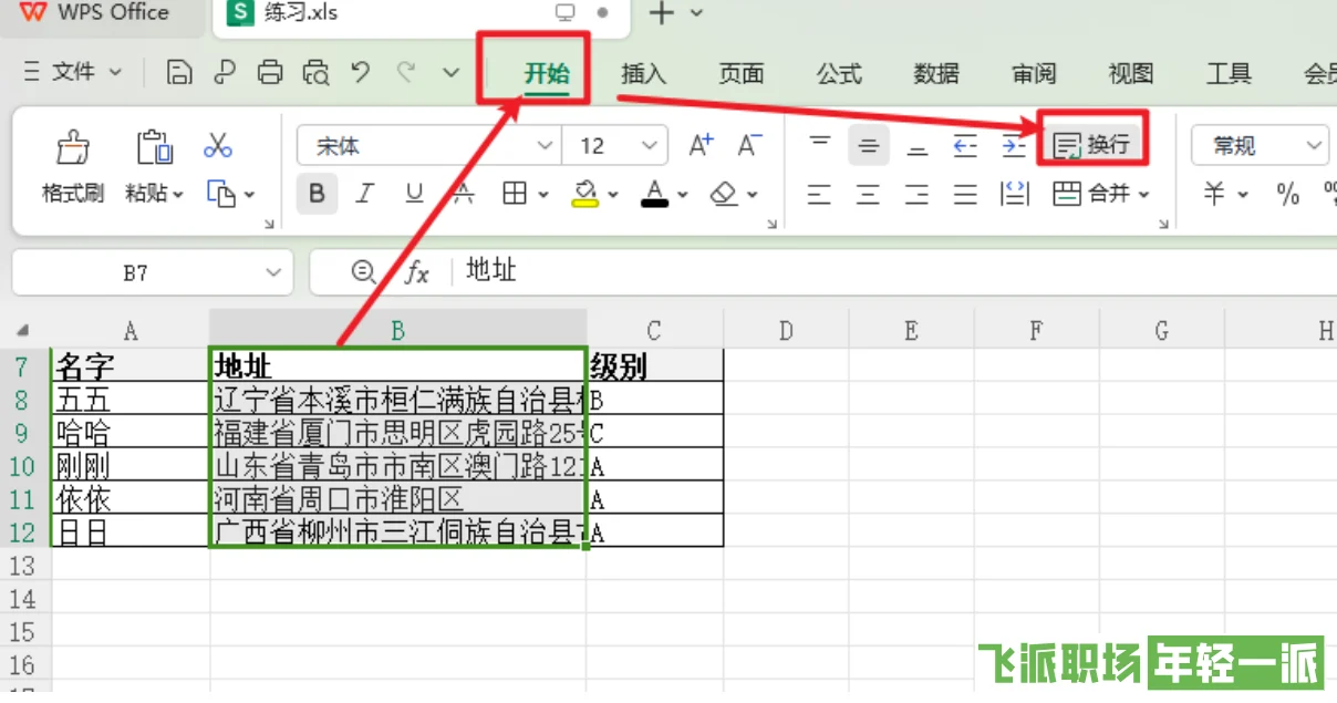 excel如何在一个单元格内换行的3种方法  第2张