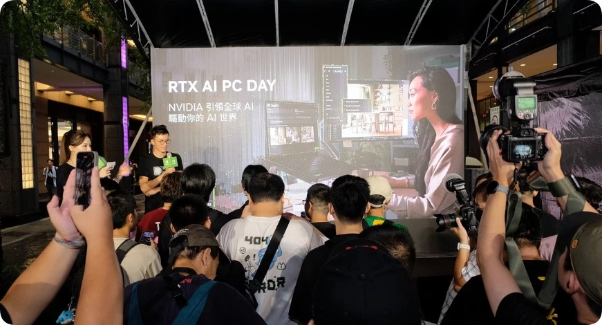 NVIDIA RTX AI PC DAY-直击RTX强大运算动能，亲身体验AI应用与流畅游戏享受和黑神话悟空制服合照  第1张