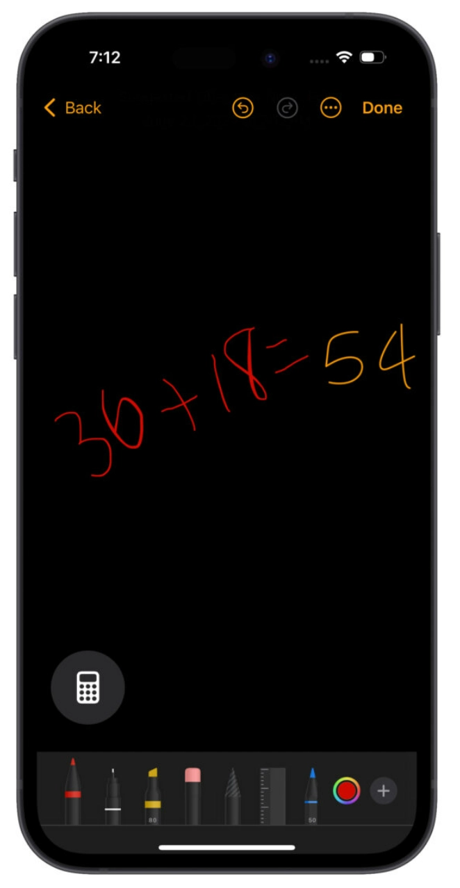 【iOS 18 新功能】计算机大升级！不只计算、换算，就连手写算式也能轻松搞定  第5张